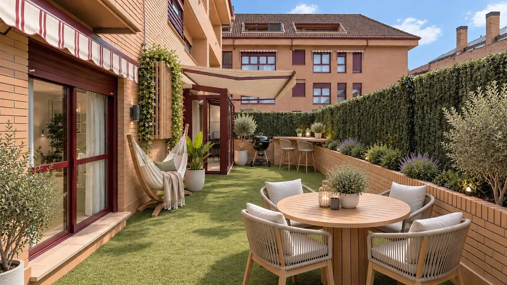 Terrace of Flat for sale in Las Rozas de Madrid  with Air Conditioner, Heating and Private garden