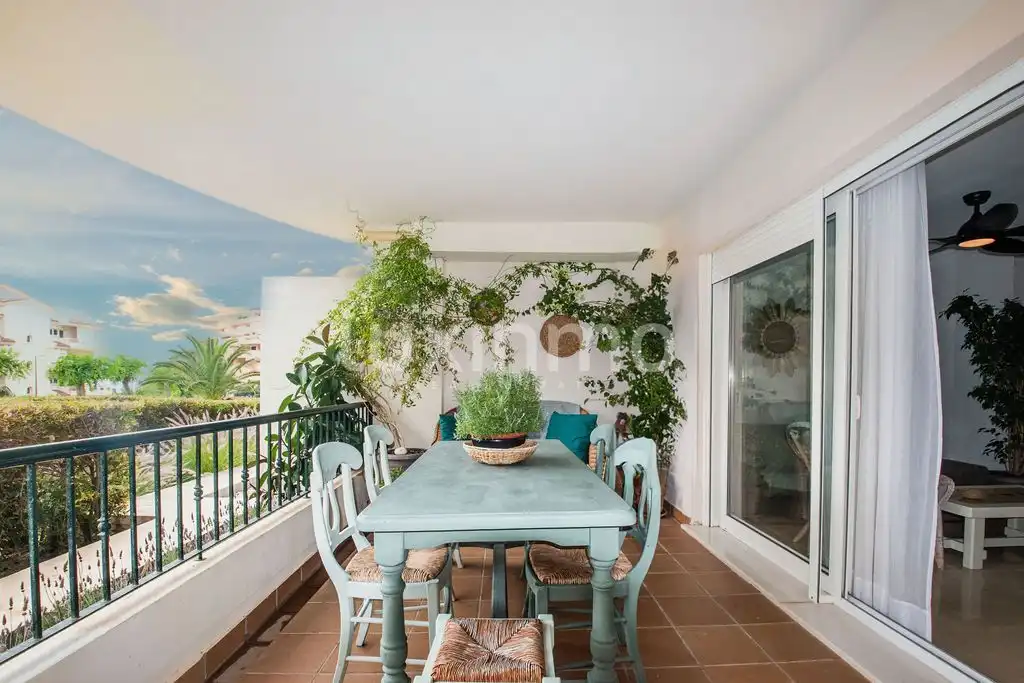 Terrasse von Erdgeschoss zum Verkauf in Altea mit Klimaanlage, Privatgarten und Terrasse