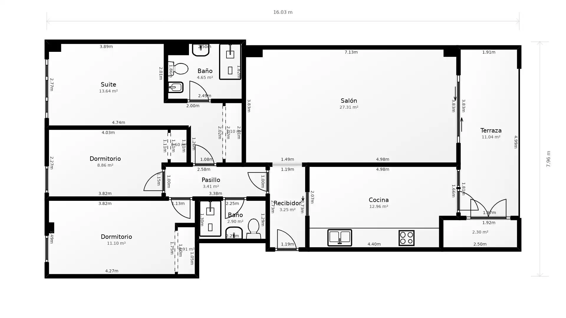 Piso en venta en Mataró con Aire acondicionado, Calefacción y Terraza