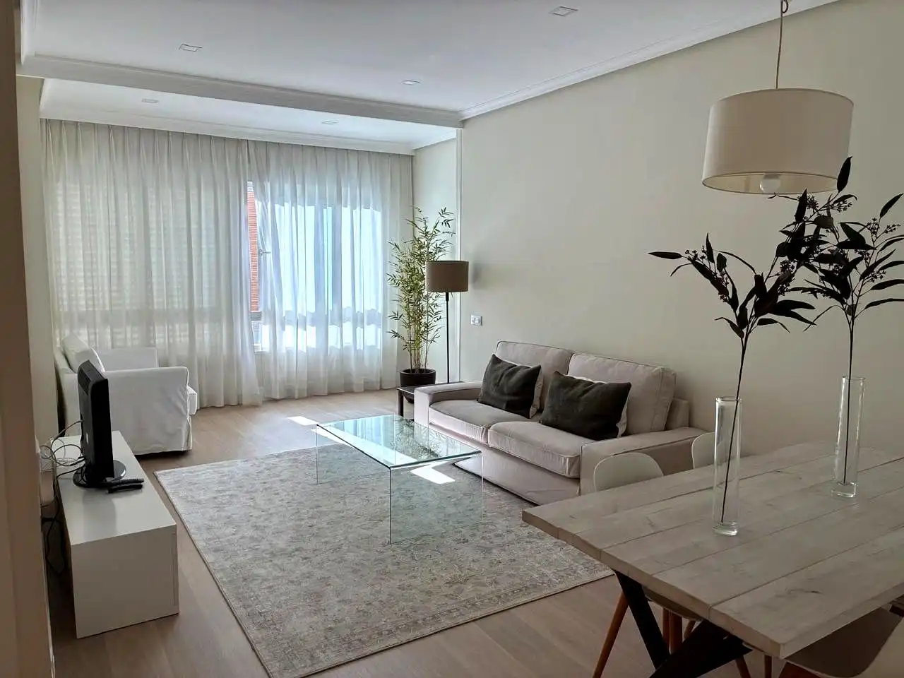 Wohnzimmer von Wohnungen zur Miete in Chamartín