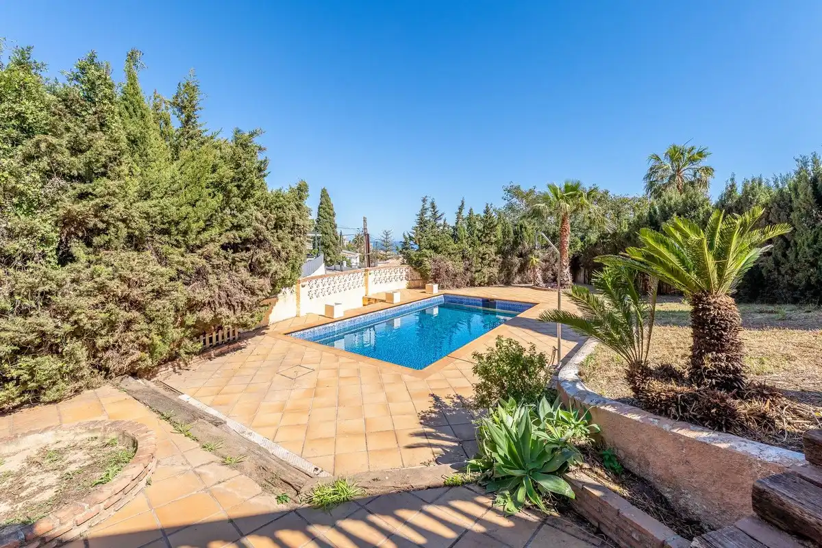 Swimming pool of Houses for sale in Benalmádena  with Air Conditioner, Private garden and Terrace