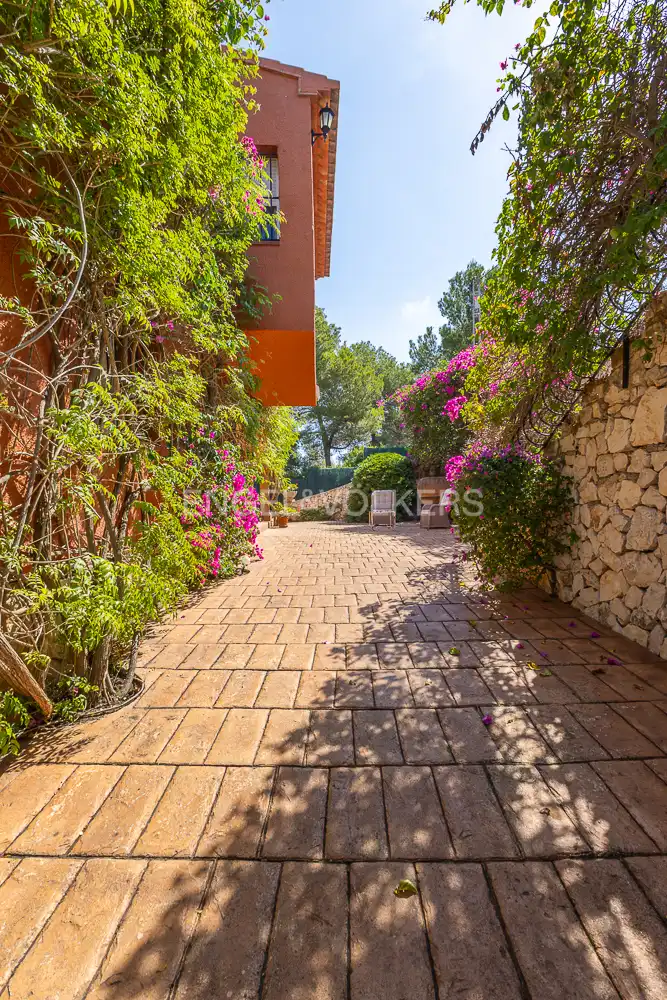 Garten von Haus oder Chalet zur Miete in Jávea / Xàbia mit Klimaanlage, Heizung und Privatgarten