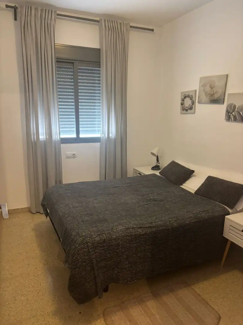 Schlafzimmer von Wohnung zur Miete in Sagunto / Sagunt mit Klimaanlage, Möbliert und Ofen