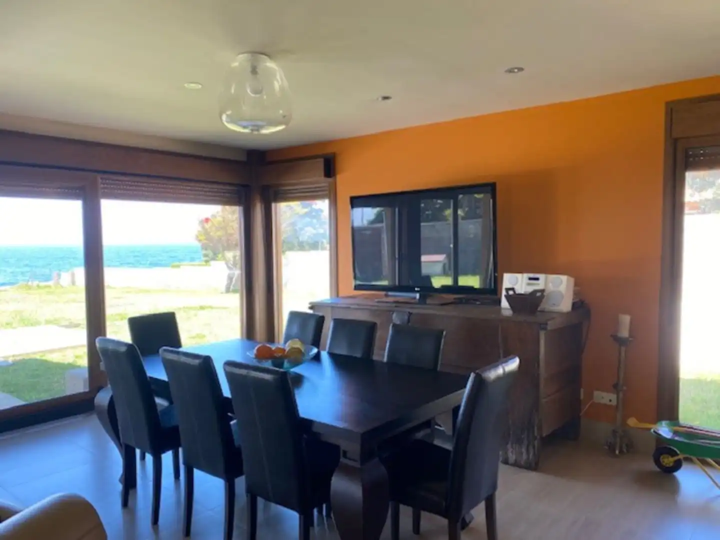 Dining room of Houses for rent in Oia  with Private garden, Terrace and Swimming Pool