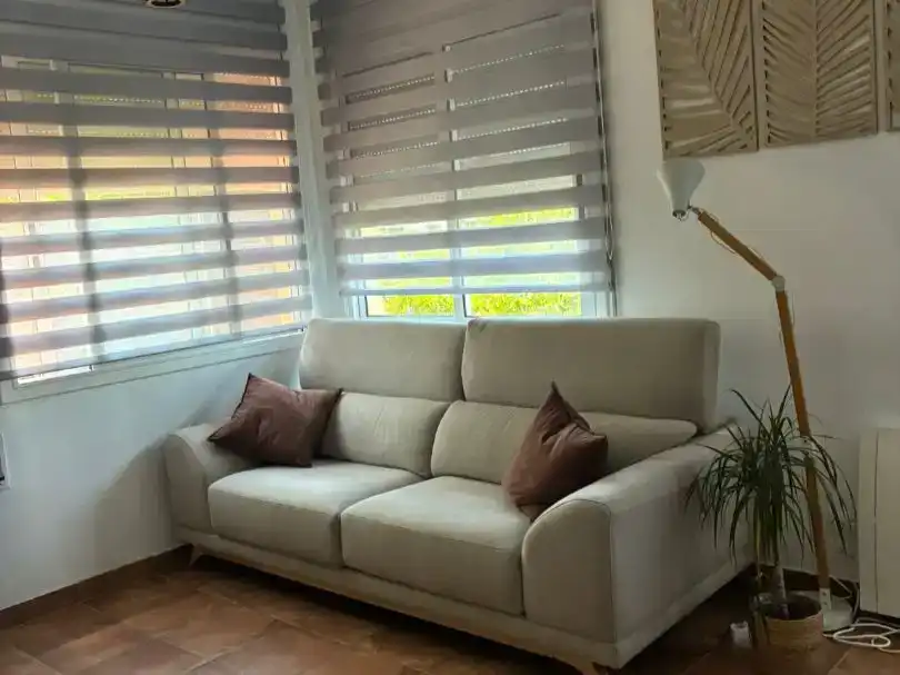 Wohnzimmer von Country house zur Miete in Sant Cugat del Vallès mit Klimaanlage, Privatgarten und Abstellraum