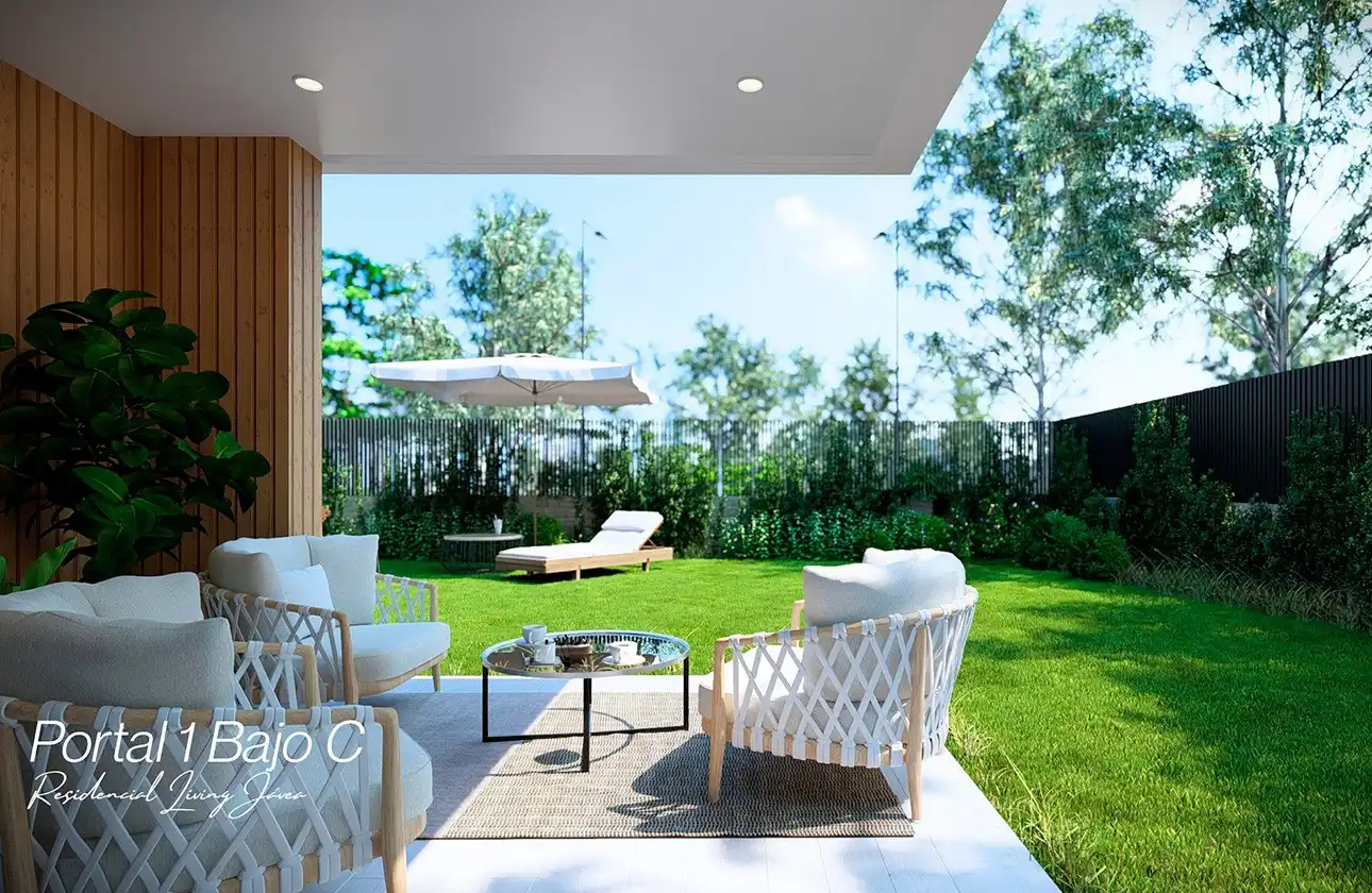 Terrace of Apartments for sale in Jávea / Xàbia  with Air Conditioner, Heating and Private garden