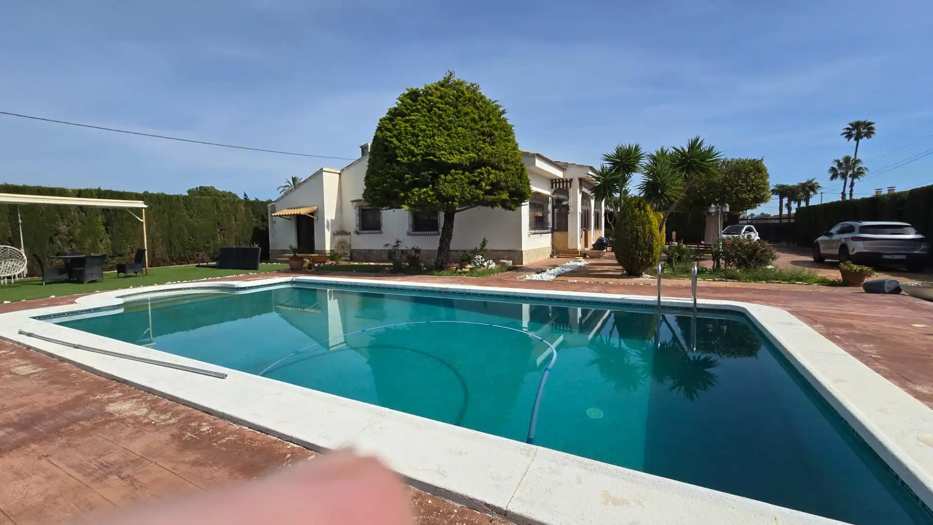 Schwimmbecken von Haus oder Chalet zum Verkauf in Elche / Elx mit Klimaanlage, Privatgarten und Terrasse
