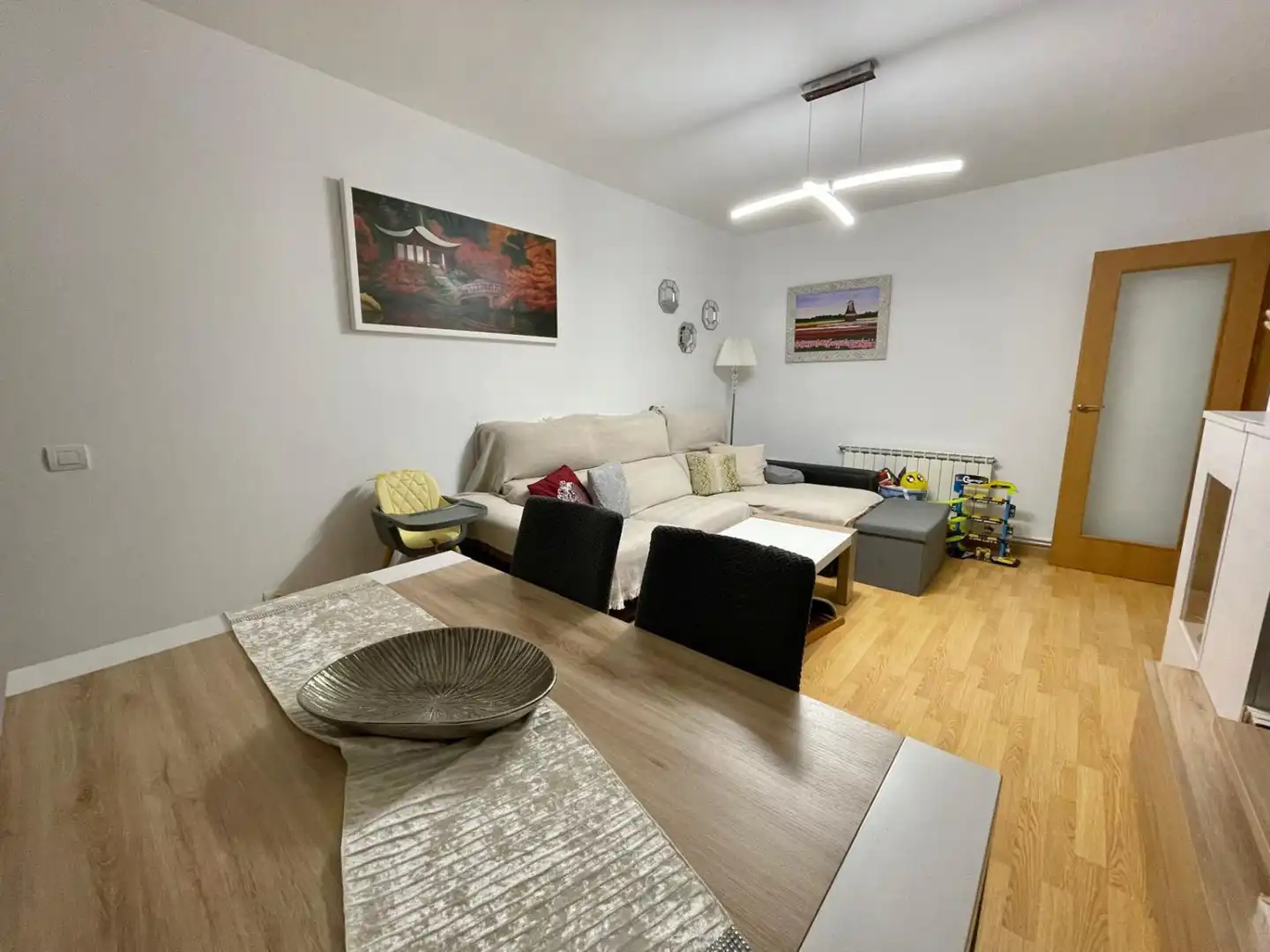 Living room of Flat for sale in Valdepeñas  with Air Conditioner, Heating and Terrace