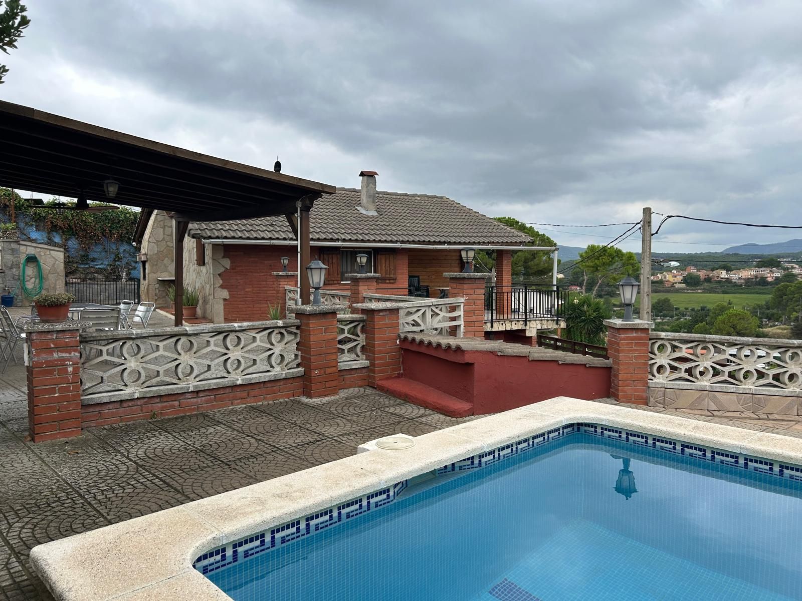 Piscina de Casa o xalet en venda en Piera amb Aire condicionat, Jardí privat i Traster