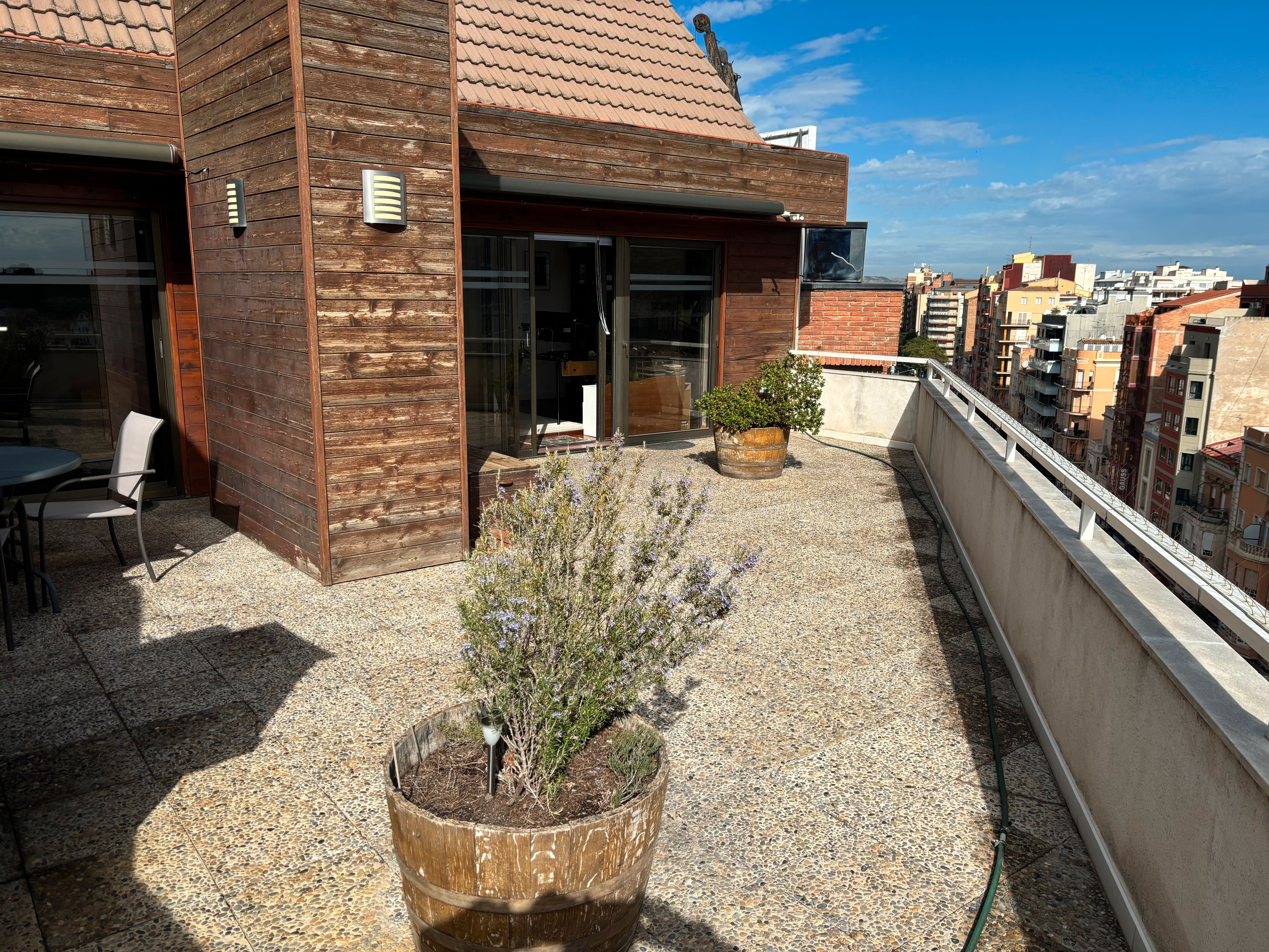 Terrace of Attic for sale in  Lleida Capital  with Air Conditioner, Heating and Parquet flooring