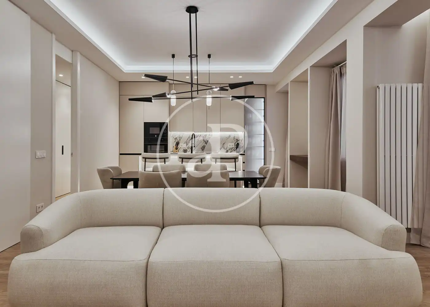 Sala de estar de Piso en venta en  Madrid Capital con Aire acondicionado, Calefacción y Terraza