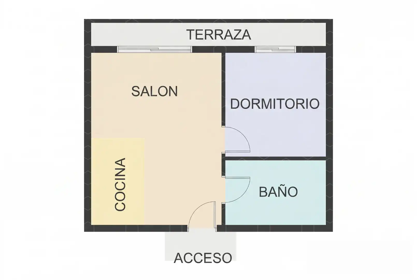 Habitación de Piso en venta en Adeje con Terraza y Piscina comunitaria