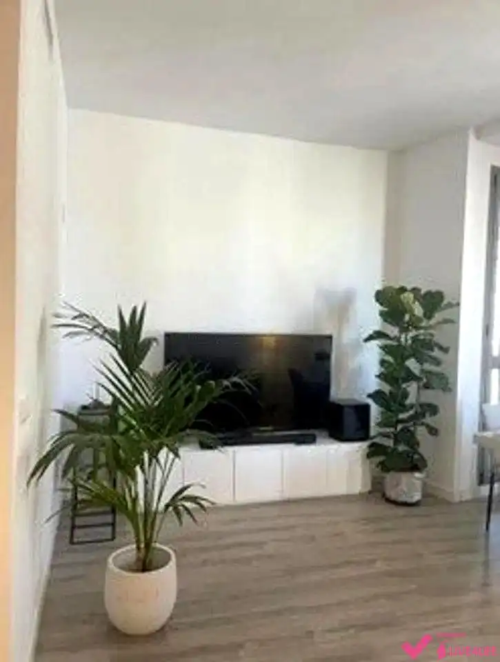 Sala d'estar de Pis de lloguer en Valencia amb Aire condicionat, Jardí privat i Piscina