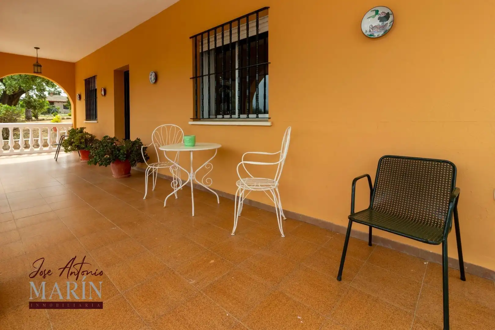 Terraza de Casa o chalet en venta en Badajoz con Aire acondicionado, Jardín privado y Piscina