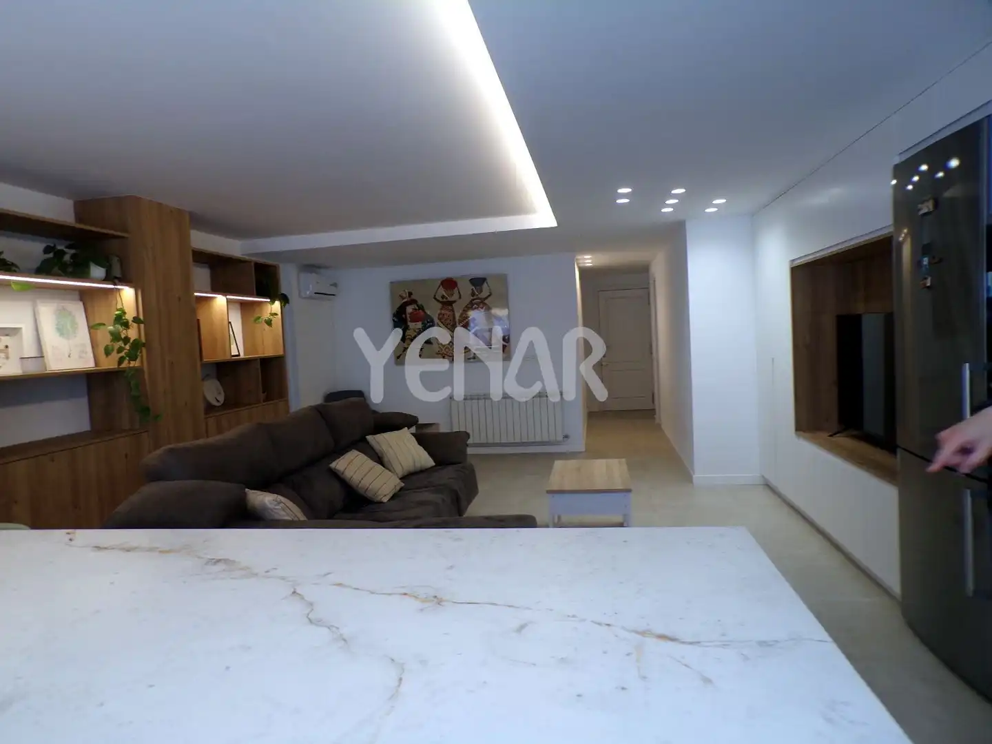 Living room of Flat for sale in Alcoy / Alcoi  with Air Conditioner, Heating and Storage room