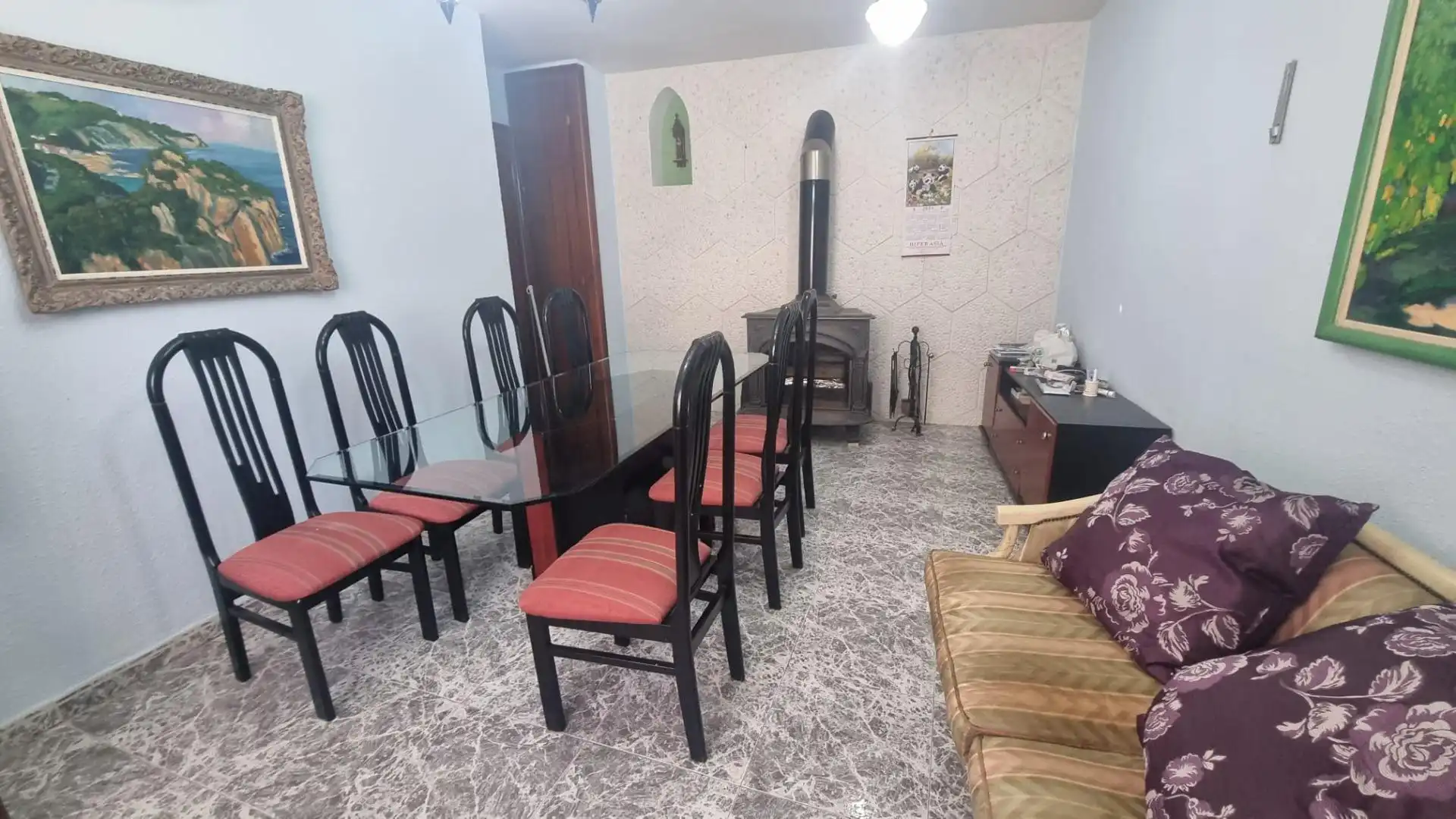 Comedor de Finca rústica en venta en Cebanico con Calefacción, Jardín privado y Terraza