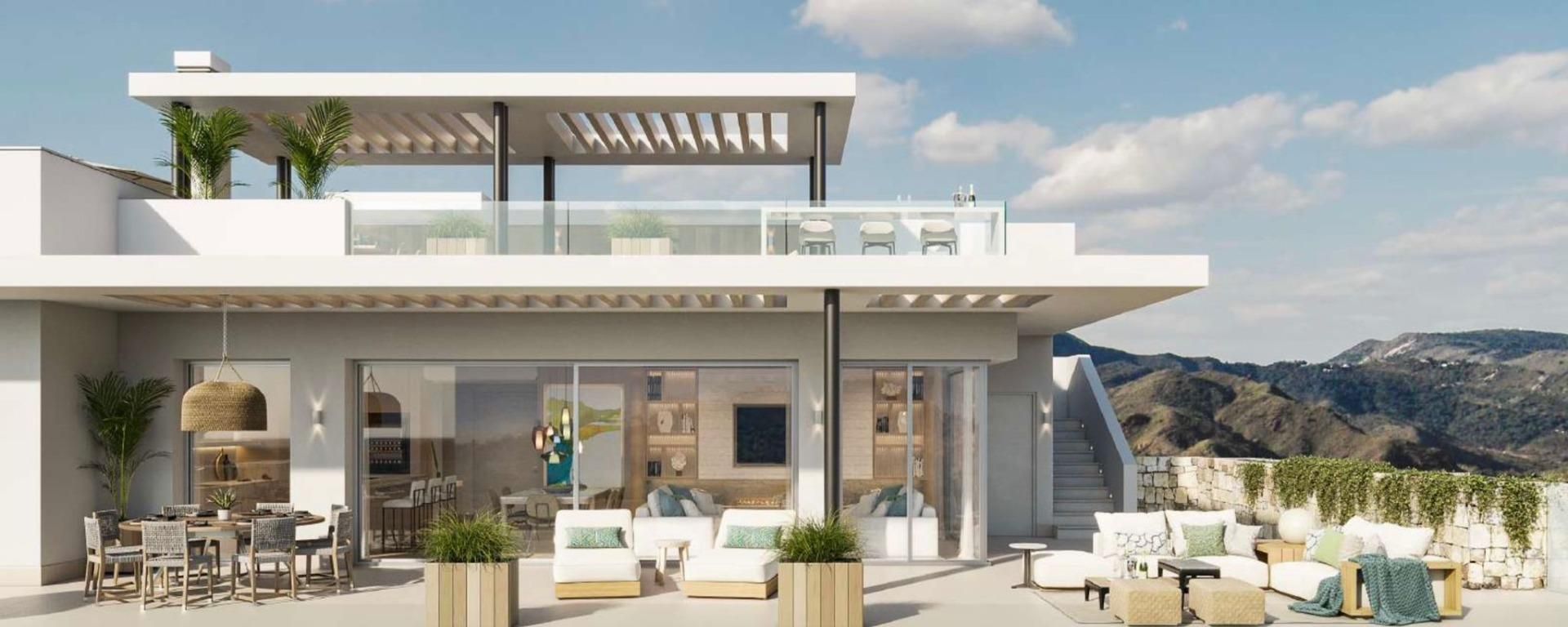 Terrassa de Pis en venda en Ojén amb Aire condicionat, Jardí privat i Terrassa