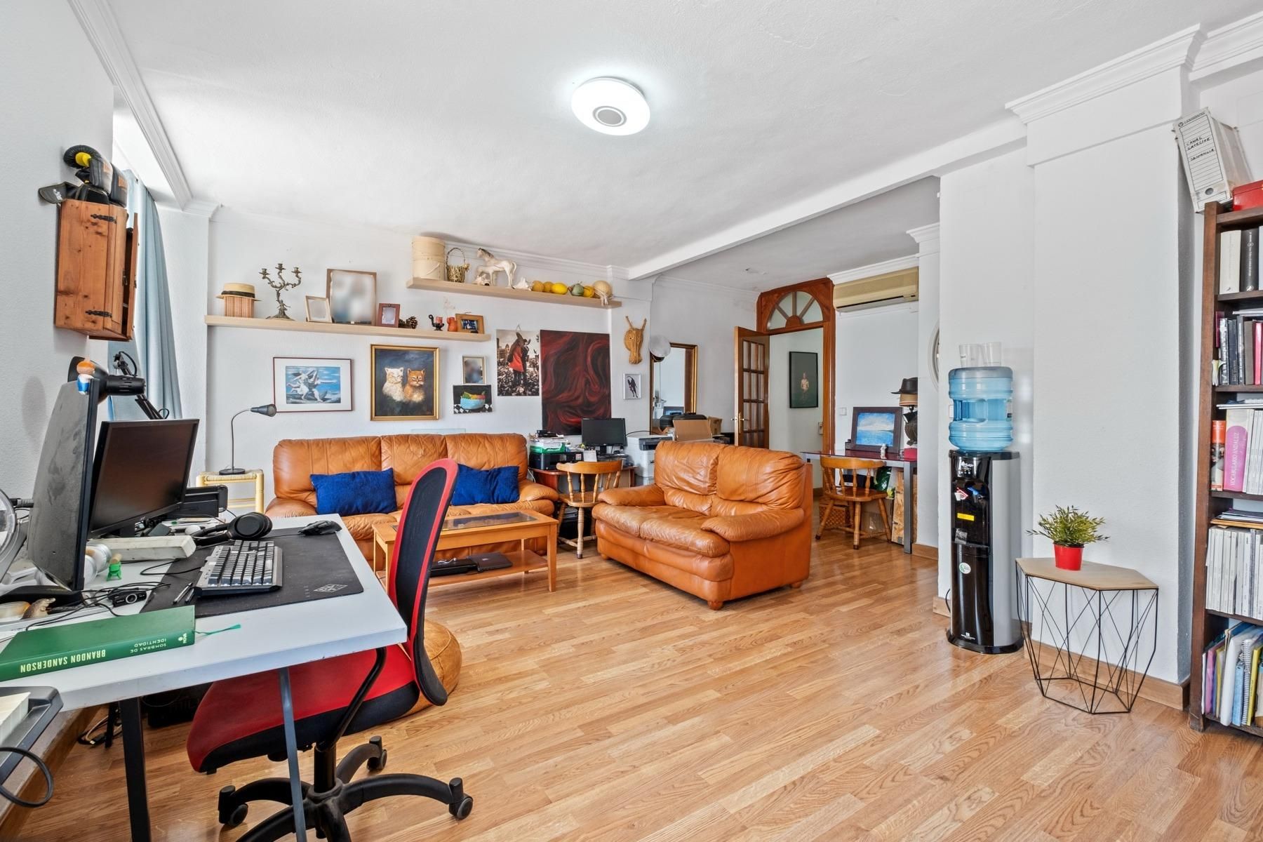 Sala d'estar de Pis en venda en Málaga Capital
