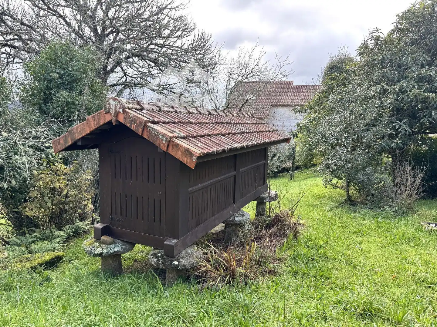Garden of Houses for sale in A Cañiza    with Heating, Storage room and Furnished