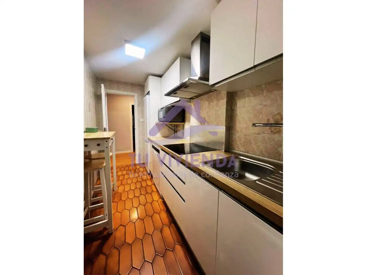 Kitchen of Flat for rent in Valladolid  with Heating, Parquet flooring and Terrace