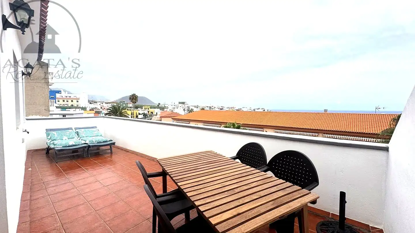 Terraza de Piso de alquiler en Garachico con Terraza y Amueblado