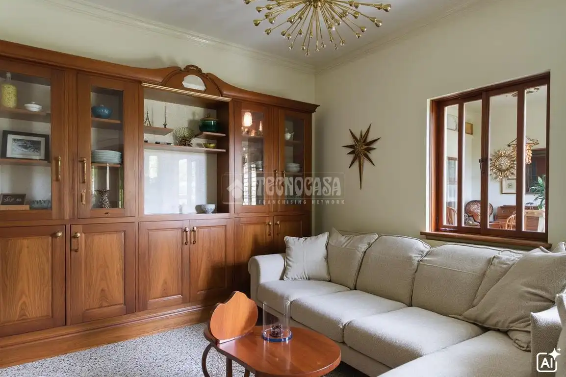Living room of Detached homes for sale in Sevilla  with Air Conditioner and Balcony