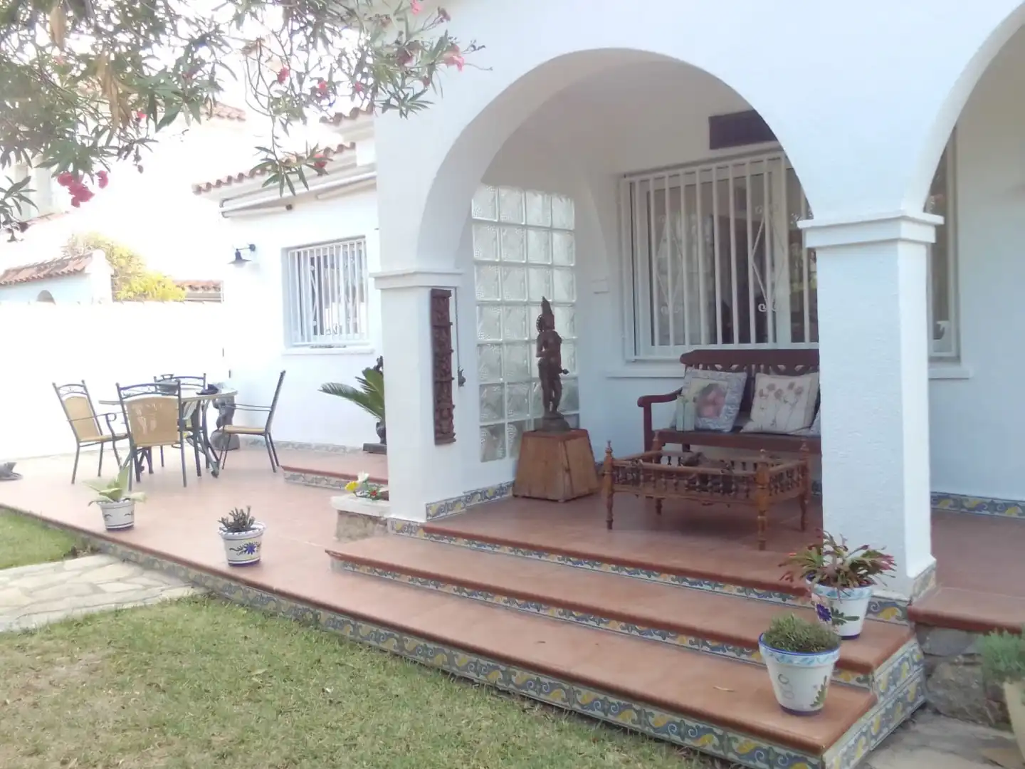 Garden of Houses for sale in Cambrils  with Air Conditioner, Heating and Private garden