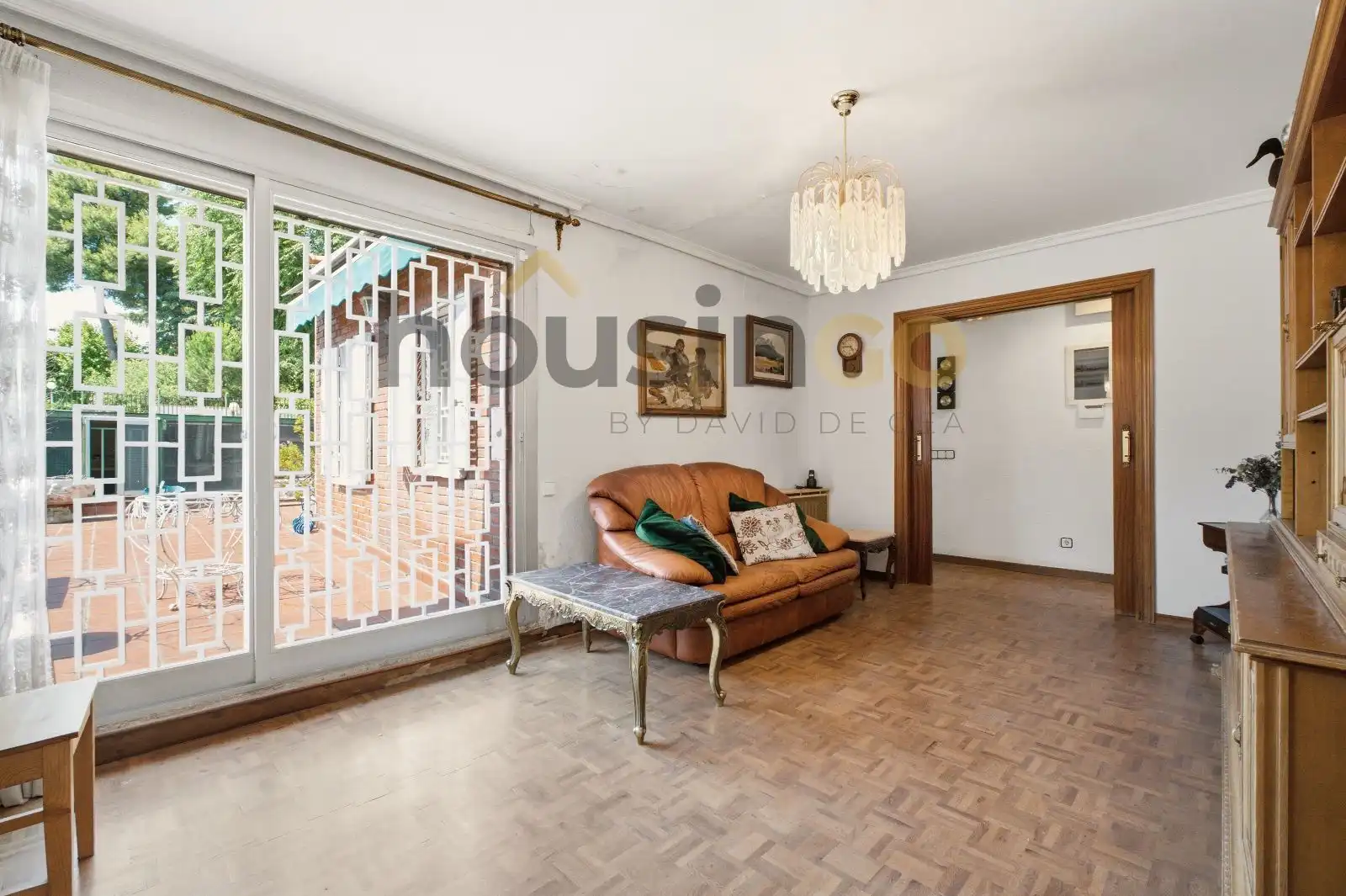 Sala d'estar de Casa o xalet en venda en Madrid amb Aire condicionat, Calefacció i Terrassa