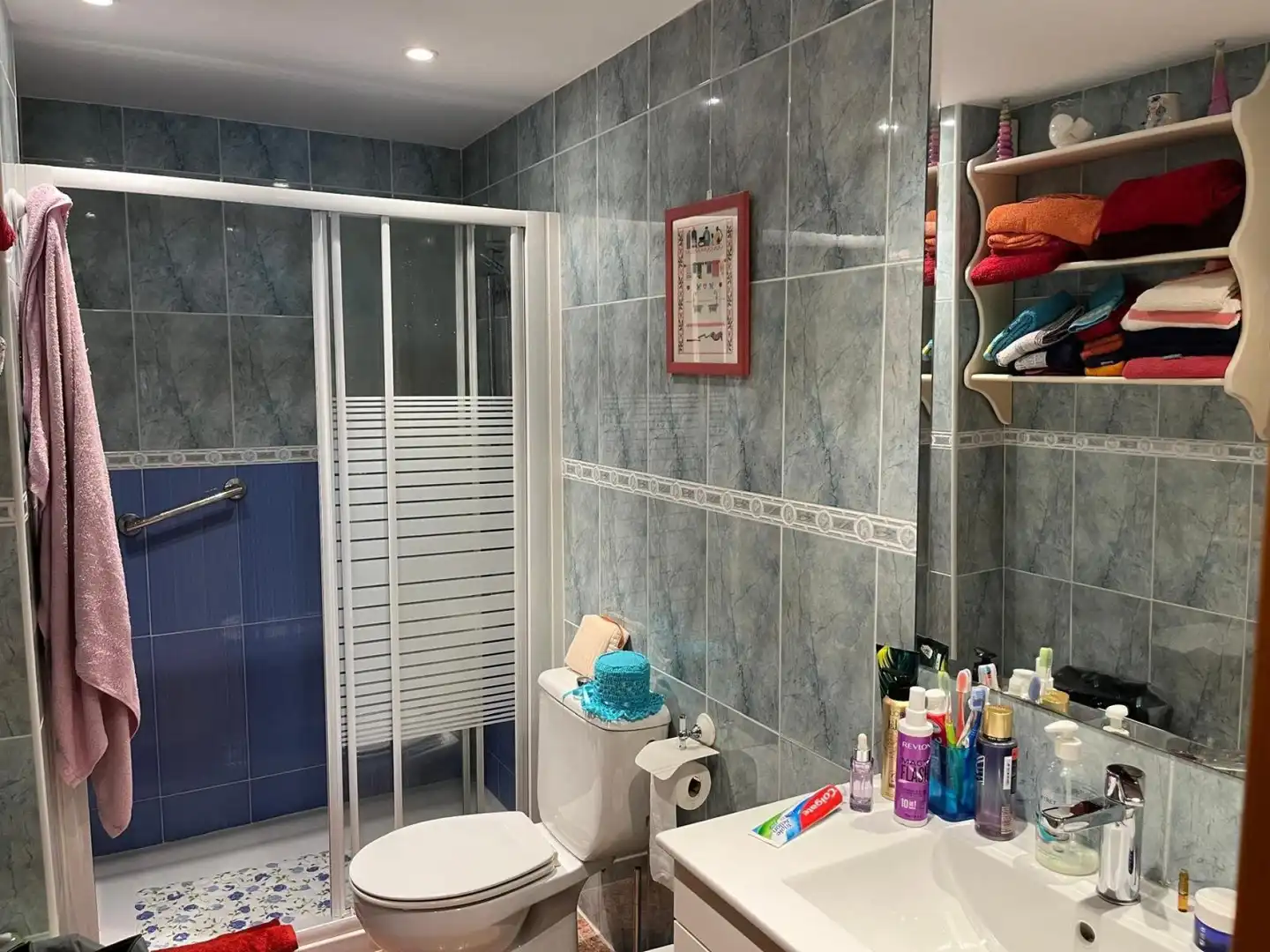 Bathroom of Flat for sale in Miramar  with Air Conditioner, Heating and Terrace