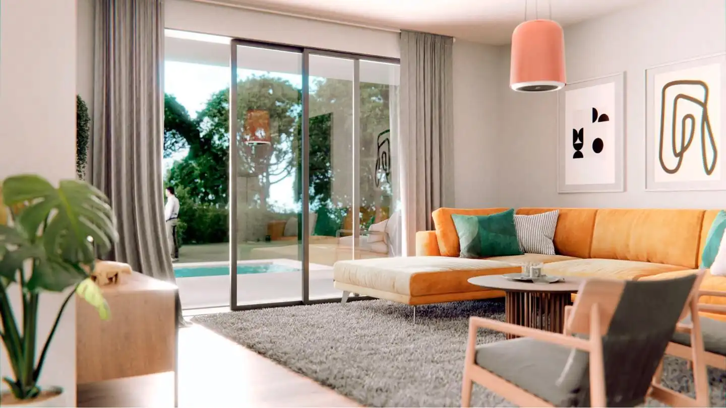 Living room of Houses for sale in Ourense Capital   with Private garden, Terrace and Swimming Pool