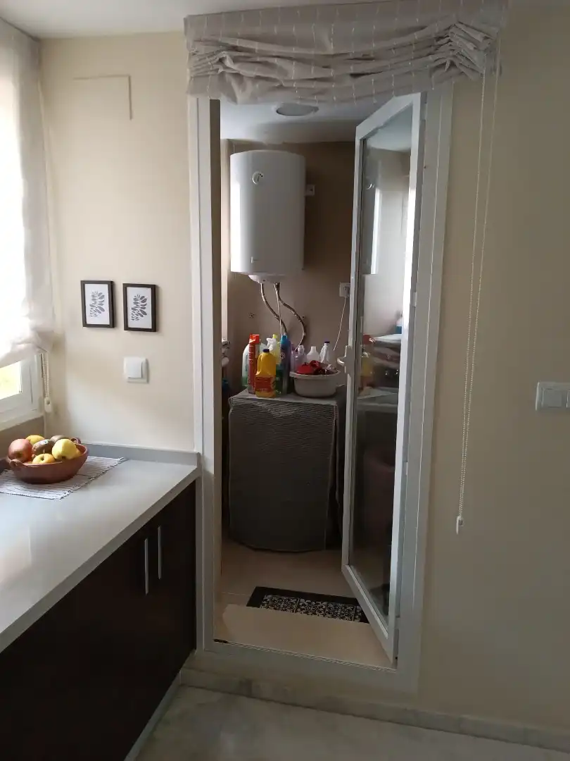Kitchen of Flat for sale in Fuente Álamo de Murcia  with Air Conditioner, Heating and Private garden
