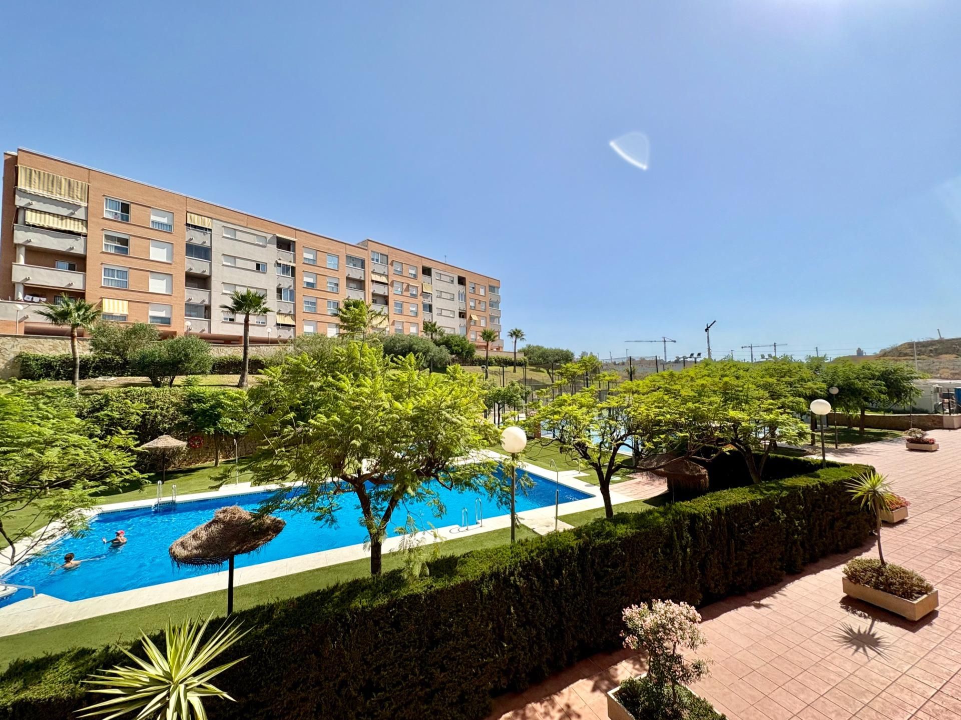 Exterior view of Flat for sale in Málaga Capital  with Air Conditioner, Private garden and Terrace