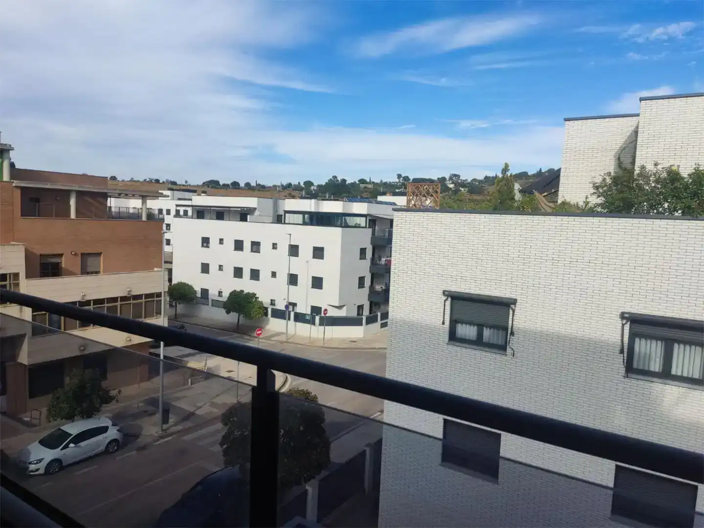 Terrasse von Wohnung zum Verkauf in Cáceres Capital mit Klimaanlage und Schwimmbad