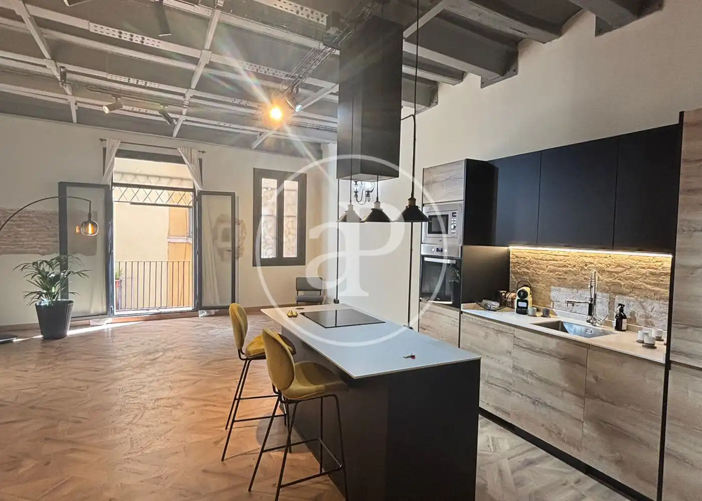 Cocina de Piso en venta en  Barcelona Capital con Aire acondicionado, Calefacción y Balcón
