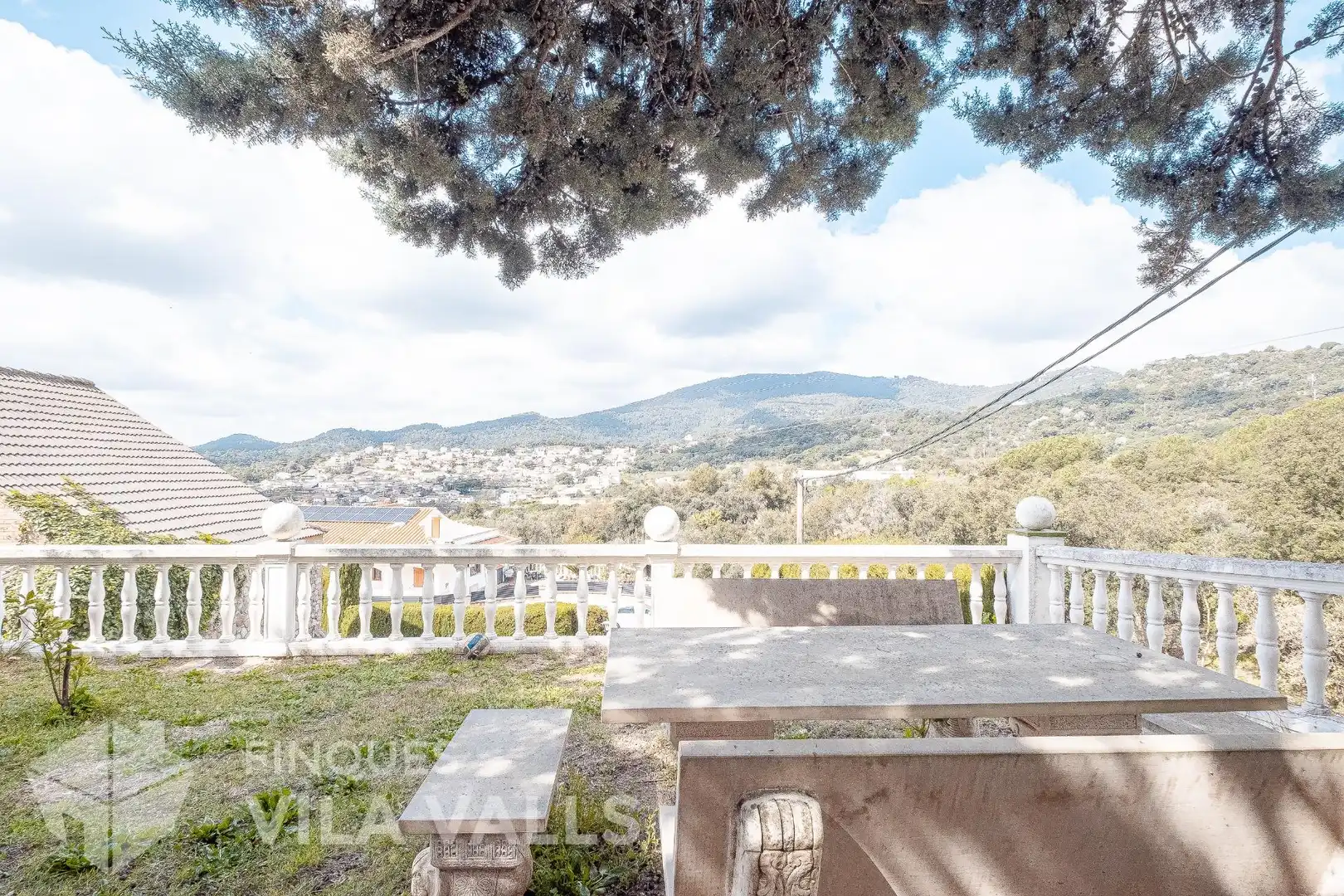 Terrassa de Casa o xalet en venda en Caldes de Montbui amb Calefacció, Jardí privat i Terrassa