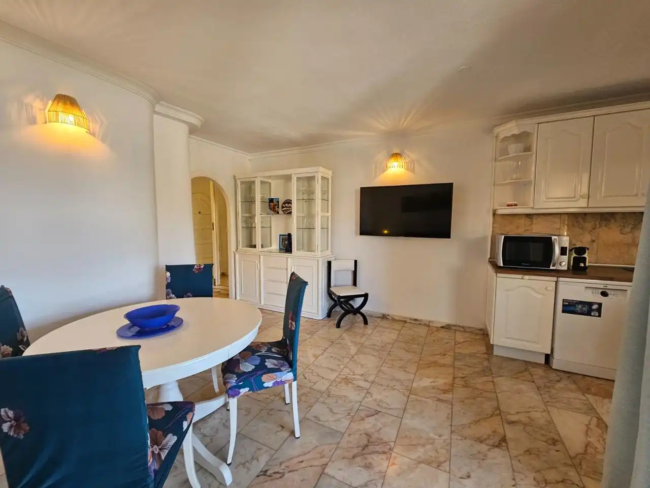 Dining room of Ground floor for rent in Mogán  with Air Conditioner, Terrace and Furnished