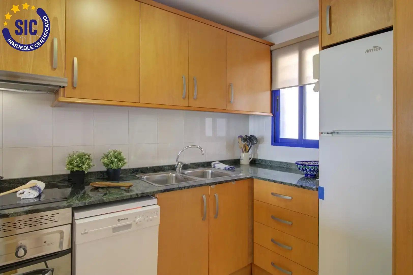 Küche von Maisonette zum Verkauf in Nules mit Klimaanlage, Privatgarten und Terrasse