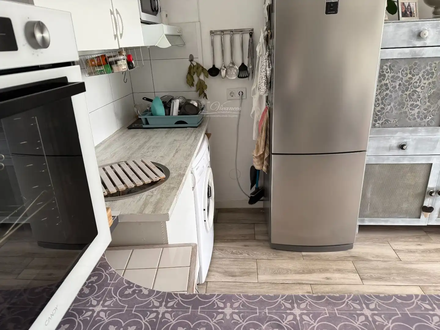 Cuina de Apartament en venda en Calvià amb Aire condicionat, Terrassa i Piscina