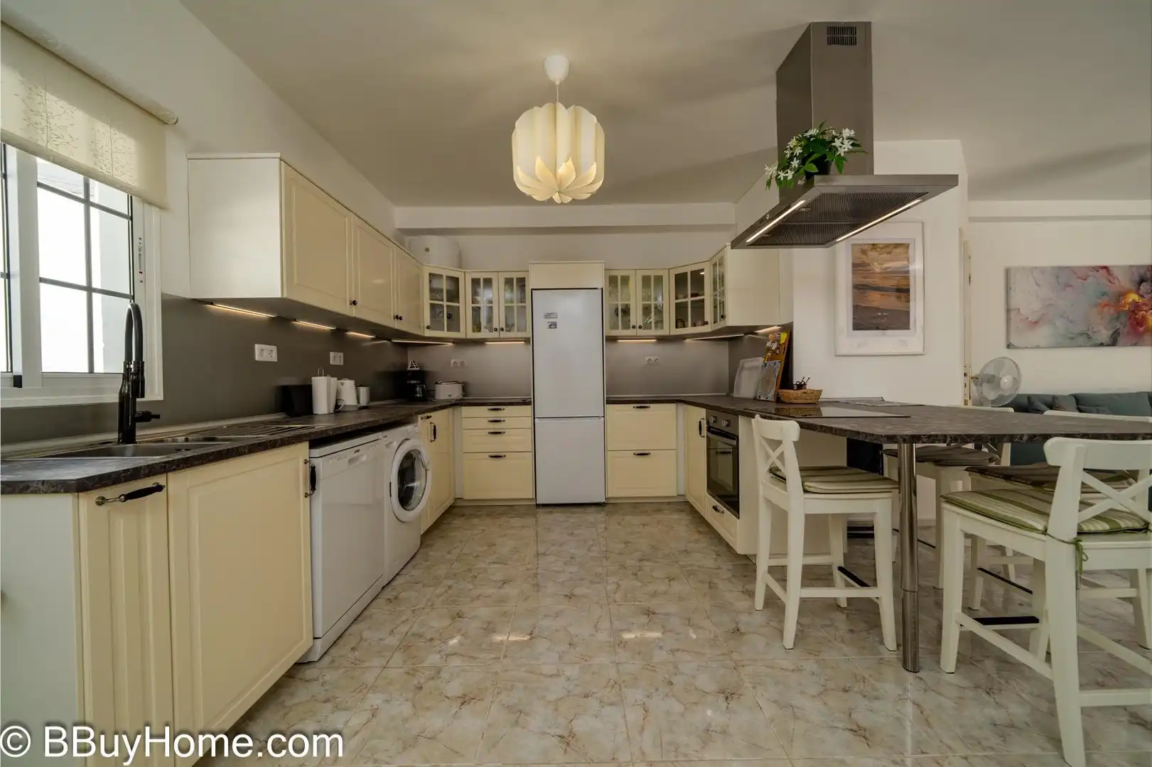 Küche von Maisonette zur Miete in Mogán mit Terrasse, Abstellraum und Möbliert