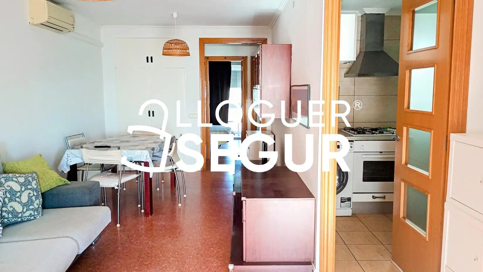 Küche von Wohnung zur Miete in Castelldefels mit Klimaanlage, Heizung und Möbliert