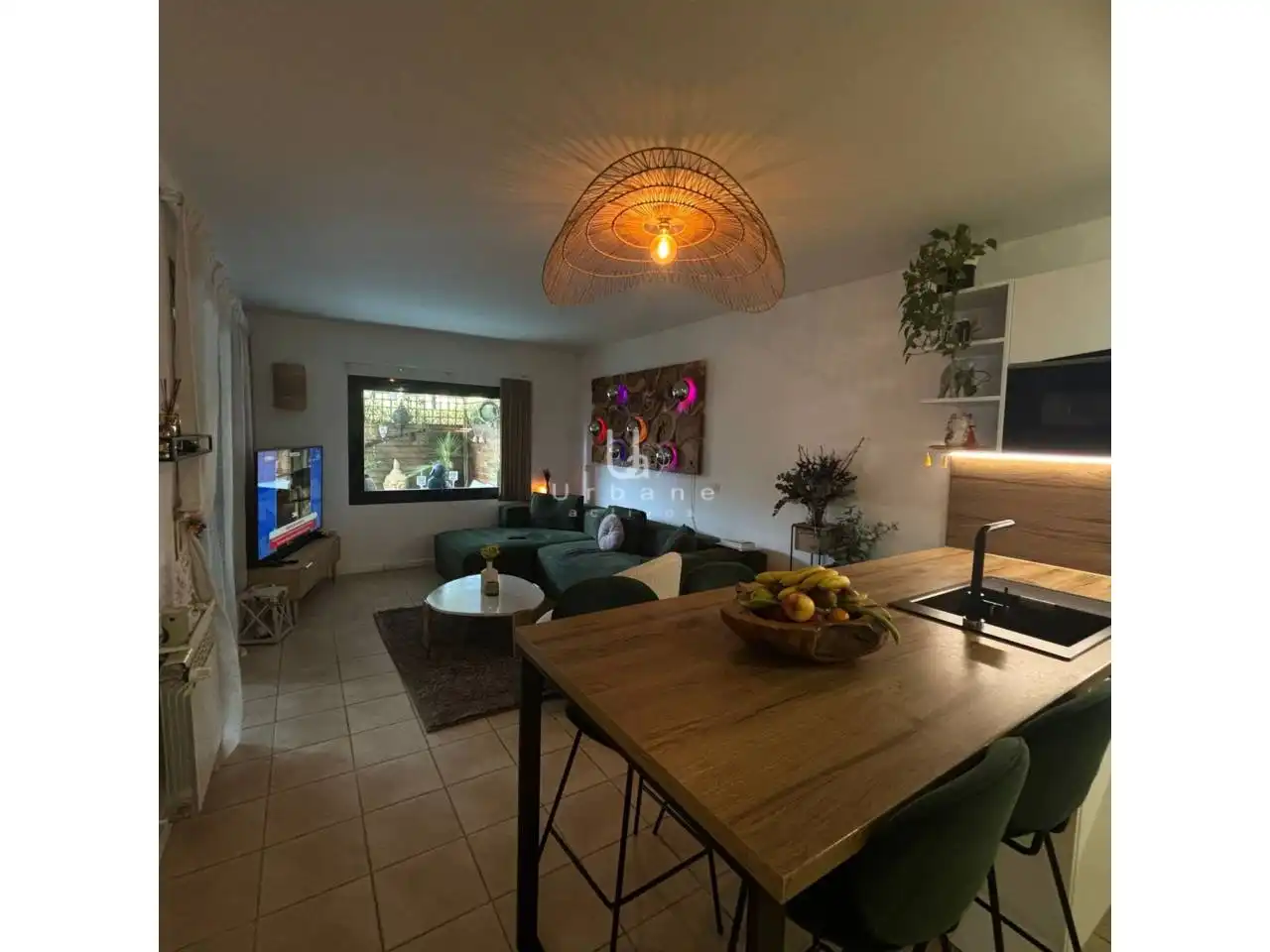Wohnzimmer von Wohnung zum Verkauf in Murcia mit Klimaanlage, Heizung und Privatgarten
