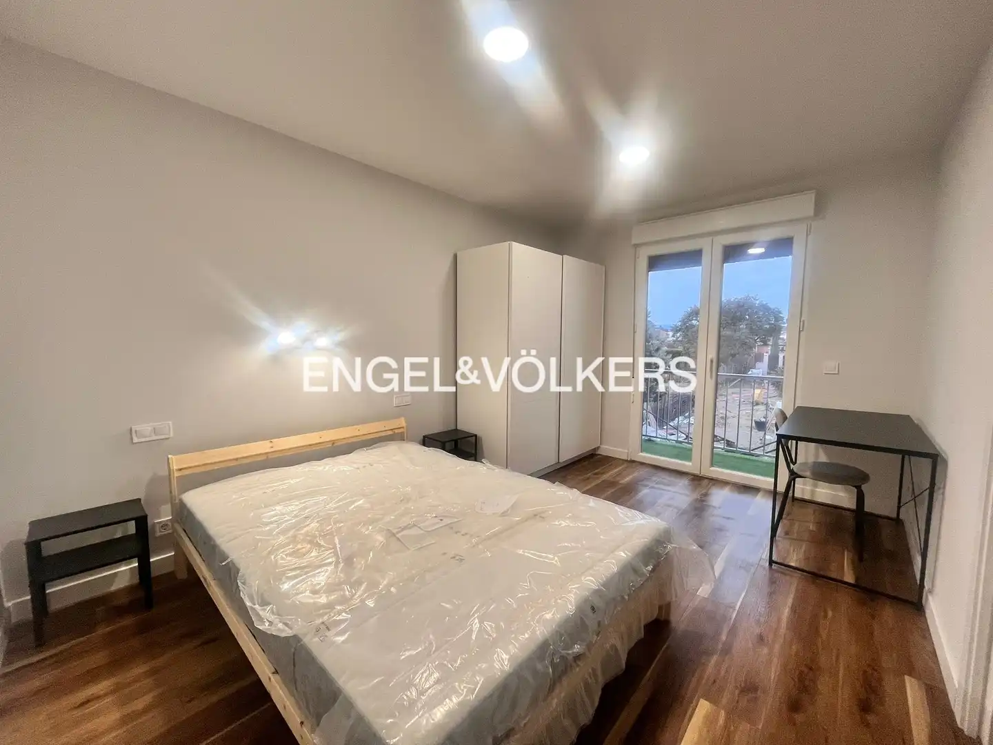Balcony of Study for rent in Villanueva de la Cañada  with Air Conditioner, Heating and Private garden