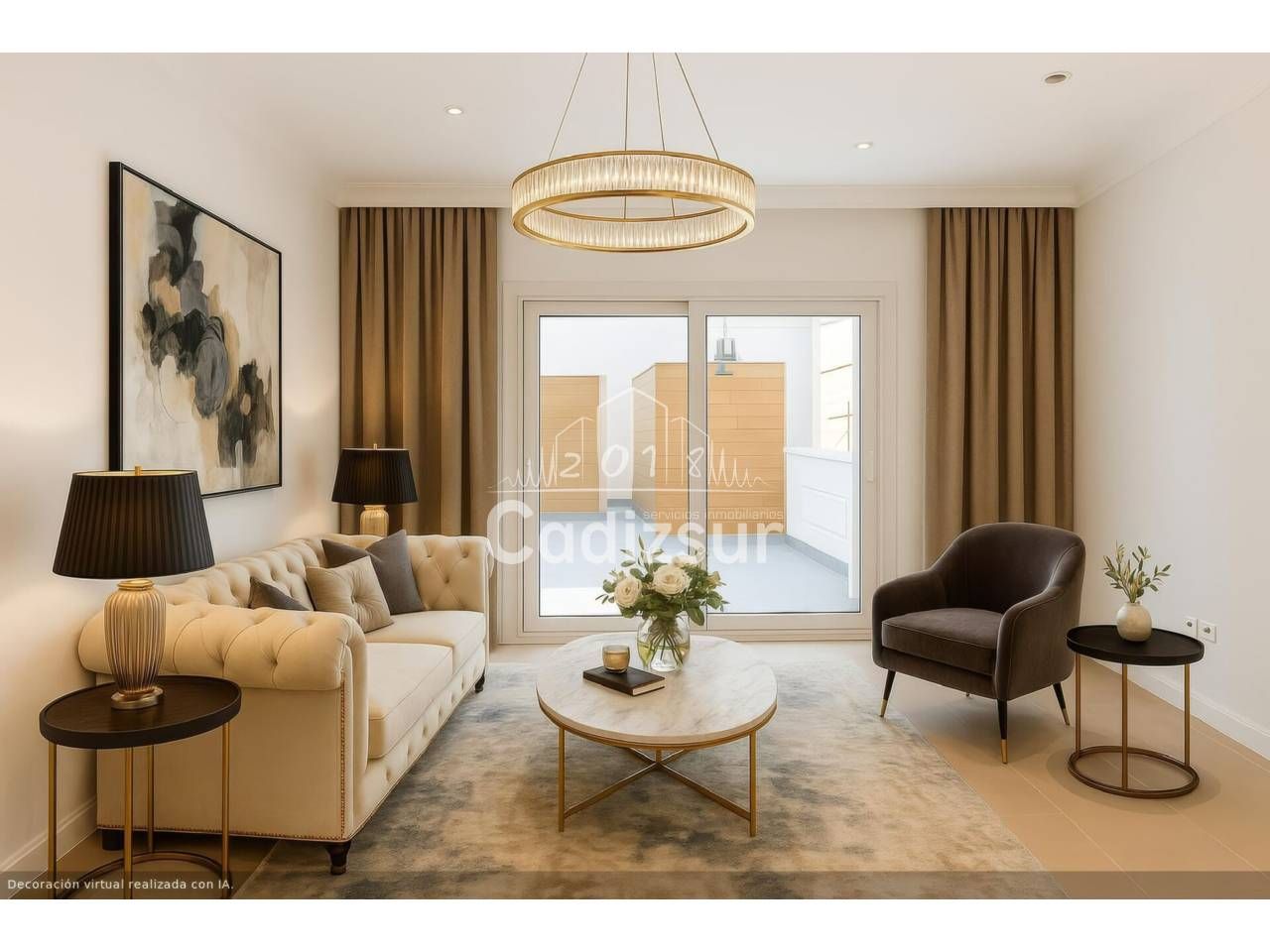 Living room of Attic for sale in  Cádiz Capital  with Air Conditioner and Terrace