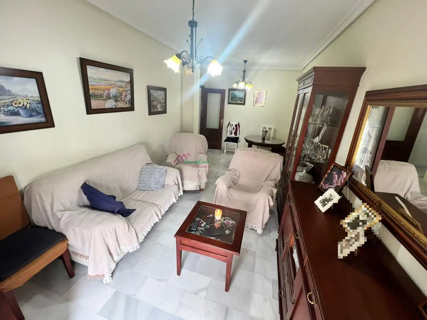 Living room of Ground floor for sale in Ubrique  with Air Conditioner and Balcony