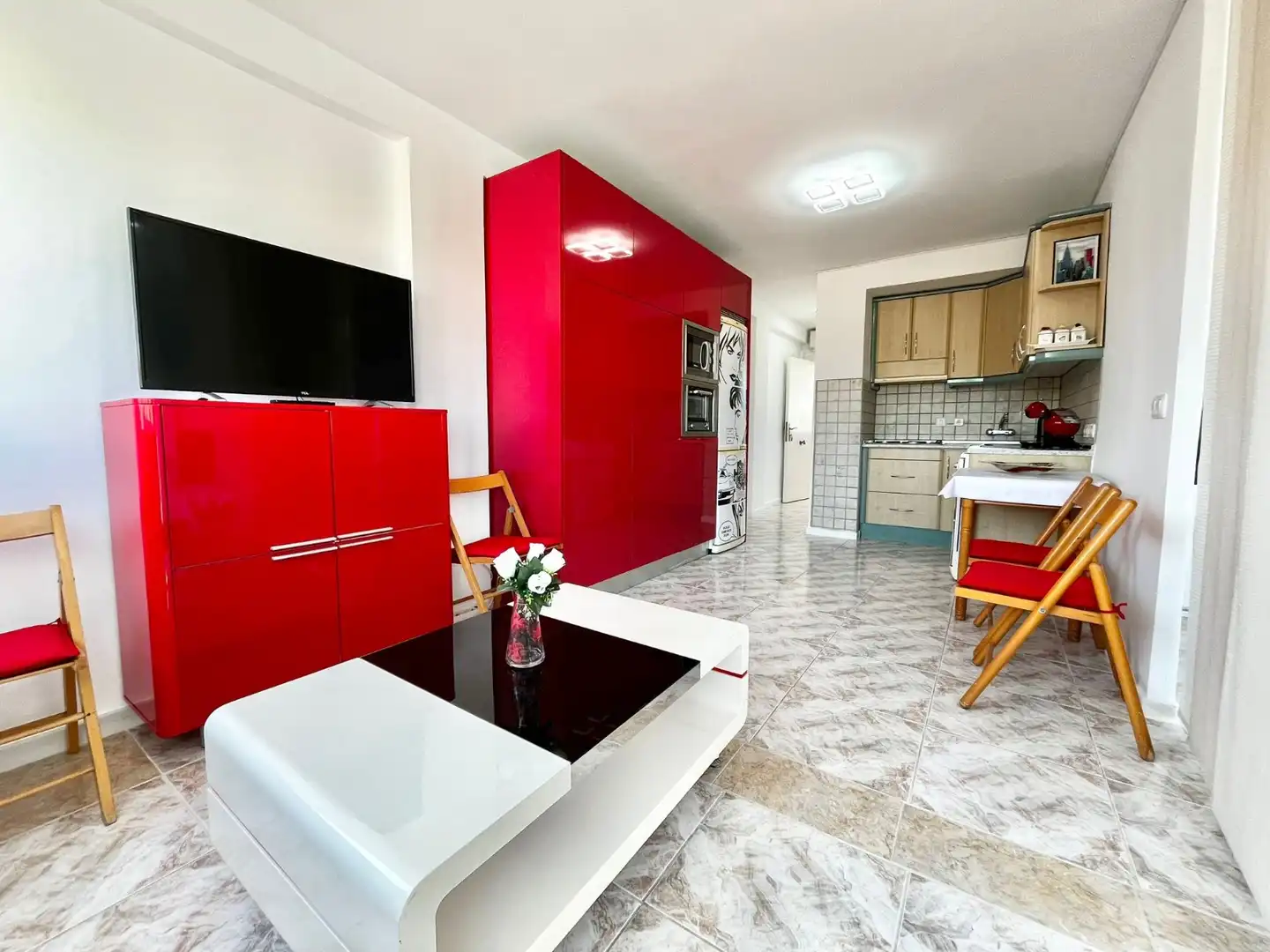 Kitchen of Apartments for rent in Orihuela  with Heating, Furnished and Washing machine