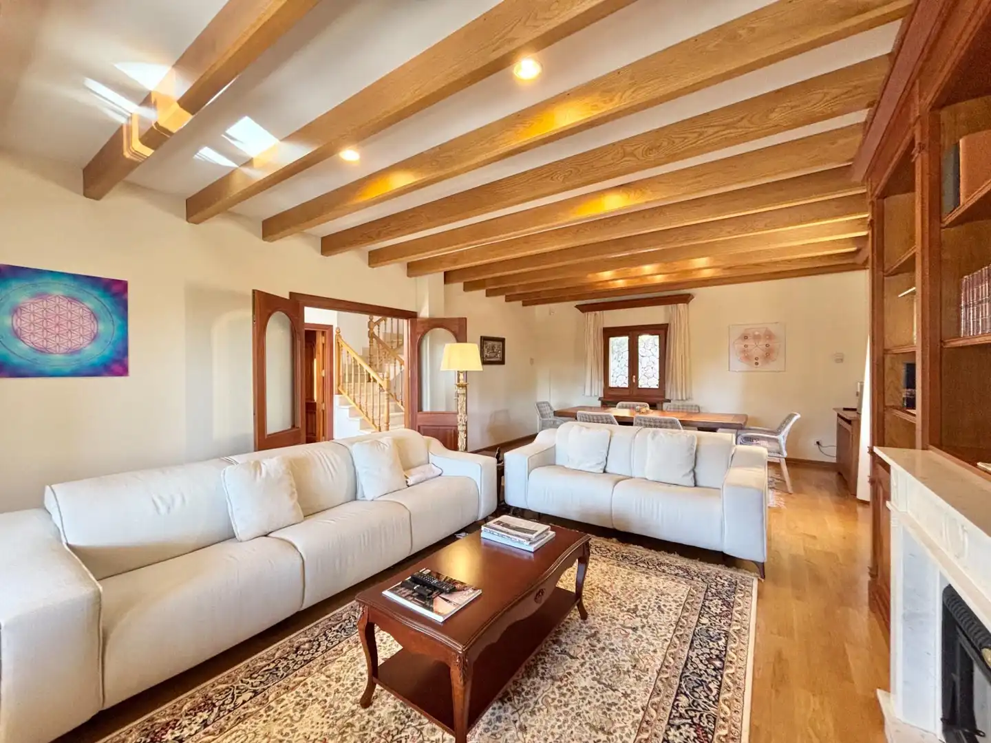 Living room of Houses for sale in Valldemossa  with Heating, Private garden and Terrace