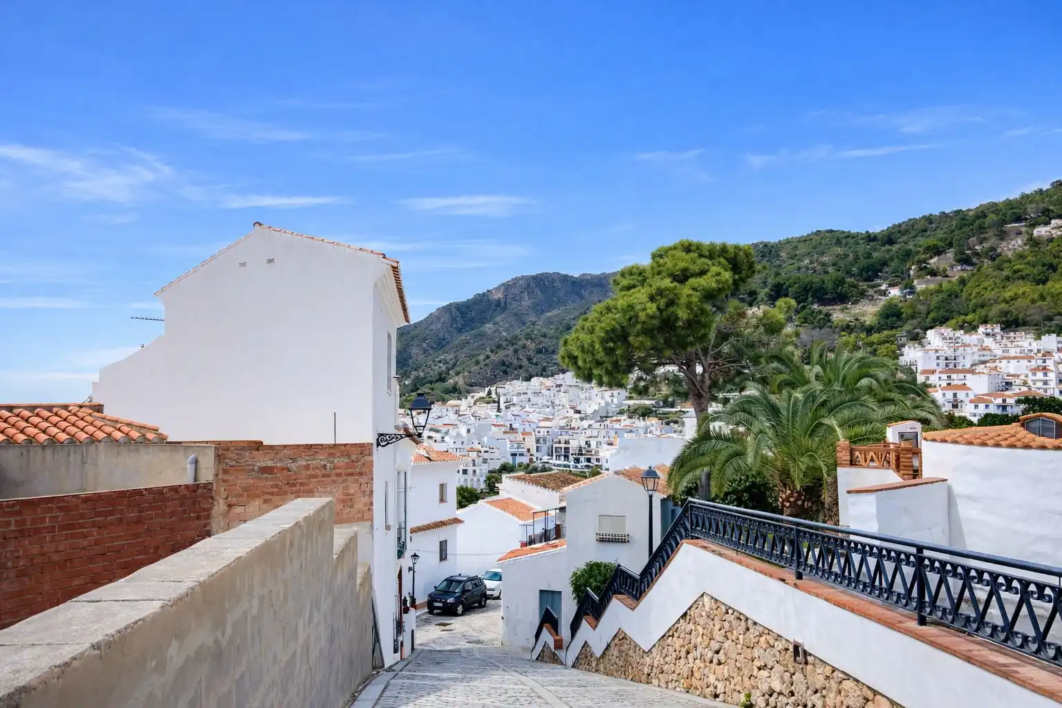 Vista exterior de Casa o chalet en venta en Frigiliana con Terraza y Amueblado