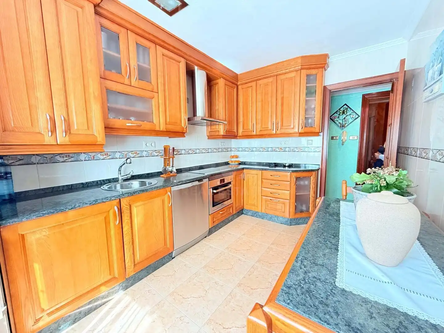 Kitchen of Flat for sale in Gijón   with Heating