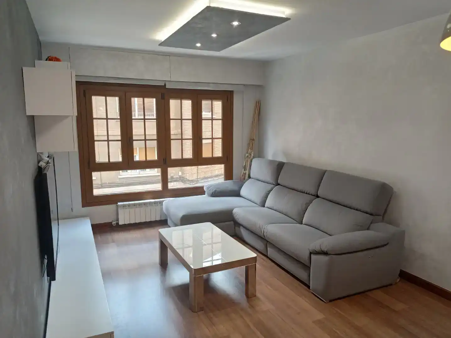 Wohnzimmer von Wohnung zur Miete in Calahorra mit Klimaanlage, Parkett und Möbliert