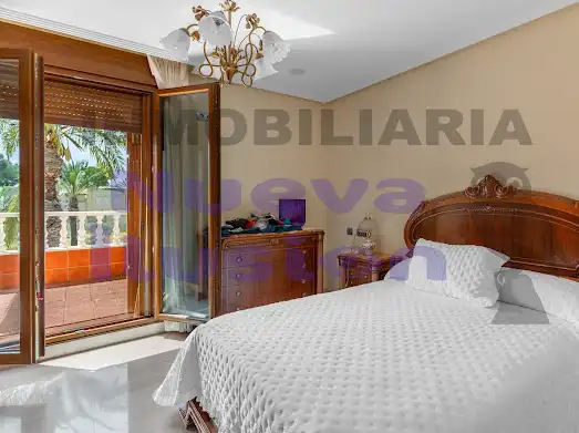 Bedroom of Houses for sale in Roquetas de Mar  with Air Conditioner, Heating and Private garden